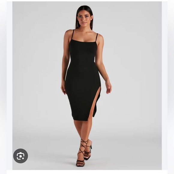 Windsor Dresses & Skirts - Windsor Cream knit ribbed Dress